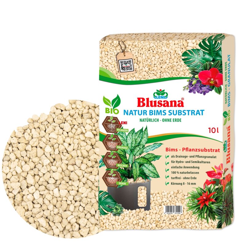 Blusana Bims Pflanzsubstrat Körnung 8-16 mm