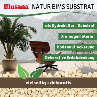 Blusana Bims Pflanzsubstrat Körnung 8-16 mm