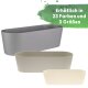 Flori Jardiniere Kunststoff matt genarbt