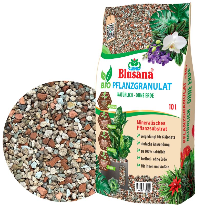 Blusana Mineralisches Pflanzsubstrat Körnung 2-5 mm