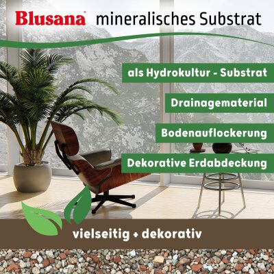 Blusana Mineralisches Pflanzsubstrat Körnung 2-5 mm