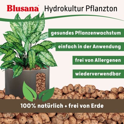 Blusana Pflanzton Körnung 8-16 mm 50 l Sack