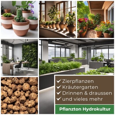 Blusana Pflanzton Körnung 8-16 mm 50 l Sack