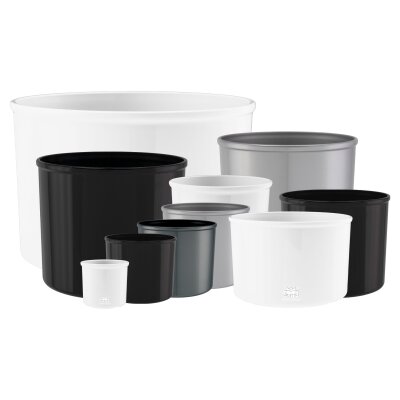 Corona Blumentopf Kunststoff glänzend
