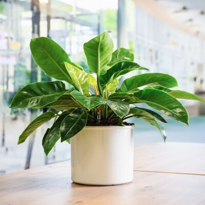 Corona Blumentopf Kunststoff glänzend
